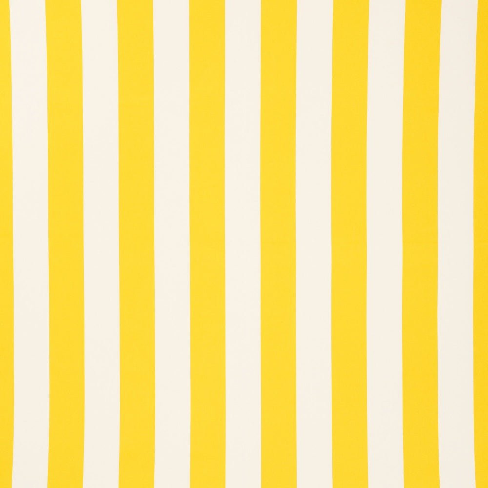 Schumacher Cabana Stripe Yellow 71752 Indoor / Outdoor Prints and Wovens Collection Upholstery Fabric