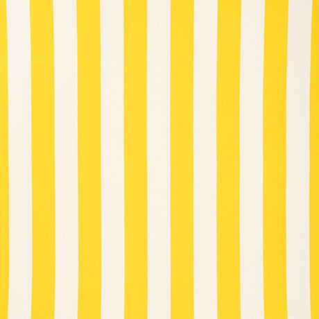 Schumacher Cabana Stripe Yellow 71752 Indoor / Outdoor Prints and Wovens Collection Upholstery Fabric