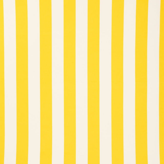 Schumacher Cabana Stripe Yellow 71752 Indoor / Outdoor Prints and Wovens Collection Upholstery Fabric