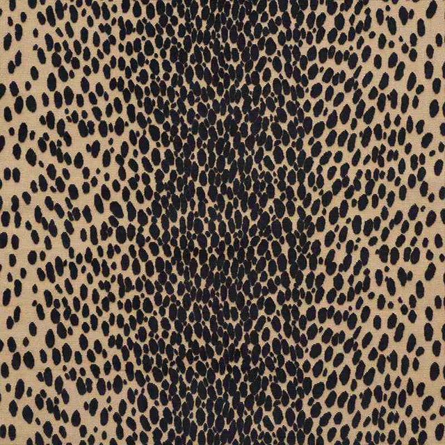 Schumacher Cheetah Velvet Ebony 73913 Cut and Patterned Velvets Collection Indoor Upholstery Fabric