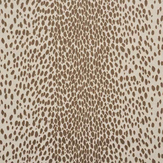 Schumacher Cheetah Velvet Natural 73911 Cut and Patterned Velvets Collection Indoor Upholstery Fabric