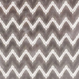 Schumacher Chevron Velvet Grey 72841 Cut and Patterned Velvets Collection Indoor Upholstery Fabric