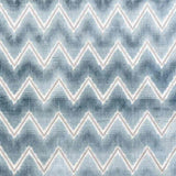 Schumacher Chevron Velvet Mineral 72842 Cut and Patterned Velvets Collection Indoor Upholstery Fabric
