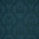 Schumacher Chinoiserie Royale Peacock 71830 Schumacher Classics Collection Indoor Upholstery Fabric