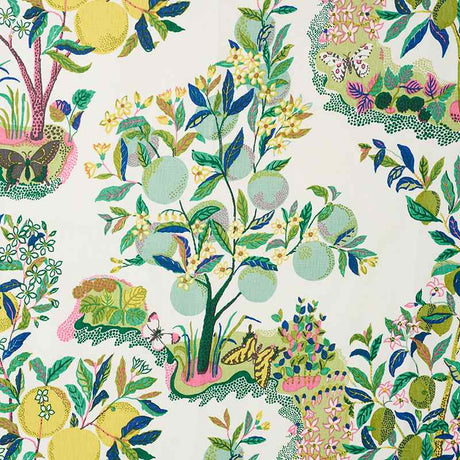 Schumacher Citrus Garden Lime 175762 Schumacher Classics Collection Indoor Upholstery Fabric