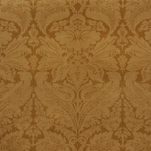 Schumacher Cordwain Velvet Gold 73953 Cut and Patterned Velvets Collection Indoor Upholstery Fabric