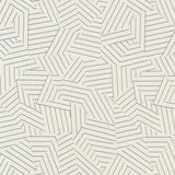 Schumacher Deconstructed Stripe II Cobalt 176701 Indoor / Outdoor Prints and Wovens Collection Upholstery Fabric