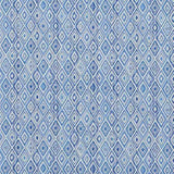 Schumacher Diamond Strie Blue 75921 Indoor / Outdoor Prints and Wovens Collection Upholstery Fabric