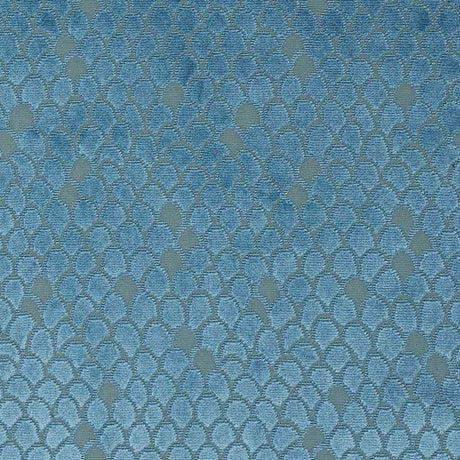Schumacher Esther Velvet Peacock 72772 Cut and Patterned Velvets Collection Indoor Upholstery Fabric