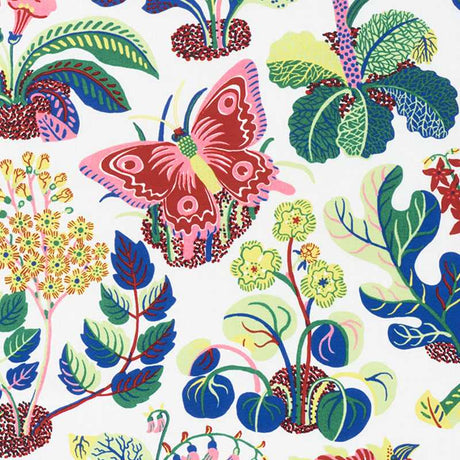 Schumacher Exotic Butterfly Spring 177980 Indoor / Outdoor Prints and Wovens Collection Upholstery Fabric