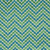 Schumacher Florentine Chevron Velvet Emerald 80221 Cut and Patterned Velvets Collection Indoor Upholstery Fabric