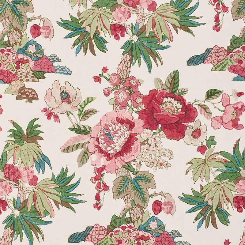 Schumacher Floribunda Document 176780 Schumacher Classics Collection Indoor Upholstery Fabric