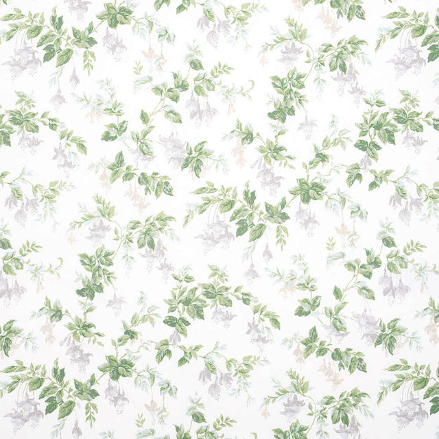 Schumacher Garden Gate Chintz Grey 178682 Moon River Collection Indoor Upholstery Fabric