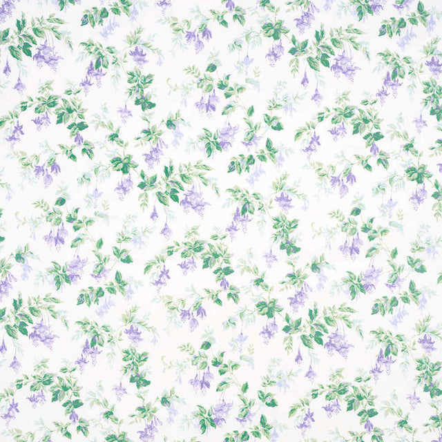 Schumacher Garden Gate Chintz Lavender 178683 Moon River Collection Indoor Upholstery Fabric
