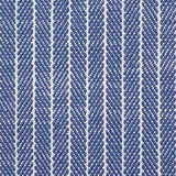 Schumacher Garter Stripe Blue 76672 Indoor / Outdoor Linen Collection Upholstery Fabric