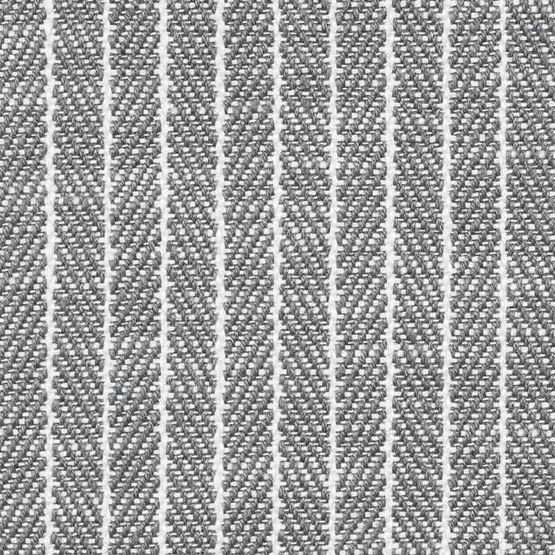 Schumacher Garter Stripe Slate 76673 Indoor / Outdoor Linen Collection Upholstery Fabric