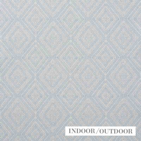 Schumacher Geometric Weave Chambray 73863 Indoor / Outdoor Linen Collection Upholstery Fabric