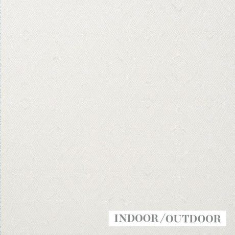 Schumacher Geometric Weave Ivory 73860 Indoor / Outdoor Linen Collection Upholstery Fabric