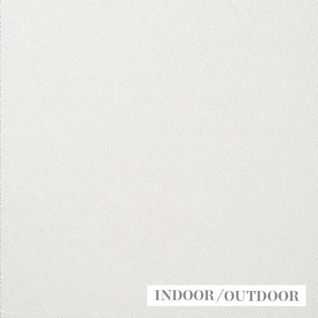 Schumacher Geometric Weave Ivory 73860 Indoor / Outdoor Linen Collection Upholstery Fabric