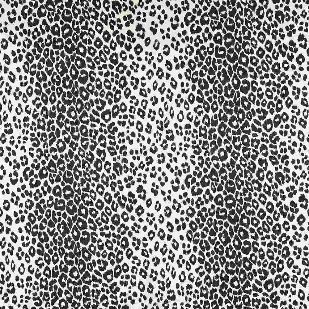 Schumacher Iconic Leopard Graphite 175722 Schumacher Classics Collection Indoor Upholstery Fabric