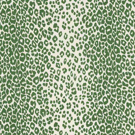 Schumacher Iconic Leopard Green 176452 Schumacher Classics Collection Indoor Upholstery Fabric