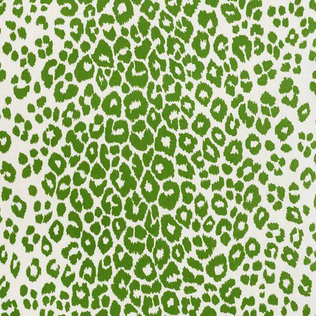 Schumacher Iconic Leopard Green 177322 Indoor / Outdoor Prints and Wovens Collection Upholstery Fabric
