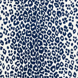 Schumacher Iconic Leopard Navy 177323 Indoor / Outdoor Prints and Wovens Collection Upholstery Fabric