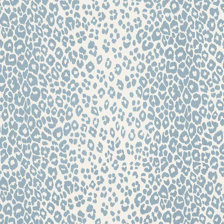 Schumacher Iconic Leopard Sky 176453 Schumacher Classics Collection Indoor Upholstery Fabric