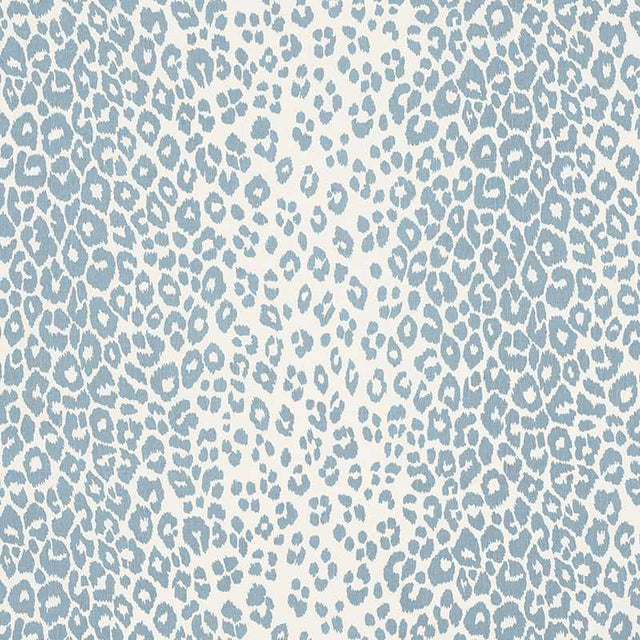 Schumacher Iconic Leopard Sky 176453 Schumacher Classics Collection Indoor Upholstery Fabric