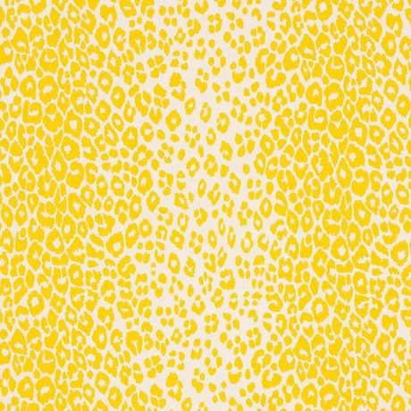 Schumacher Iconic Leopard Yellow 176451 Schumacher Classics Collection Indoor Upholstery Fabric