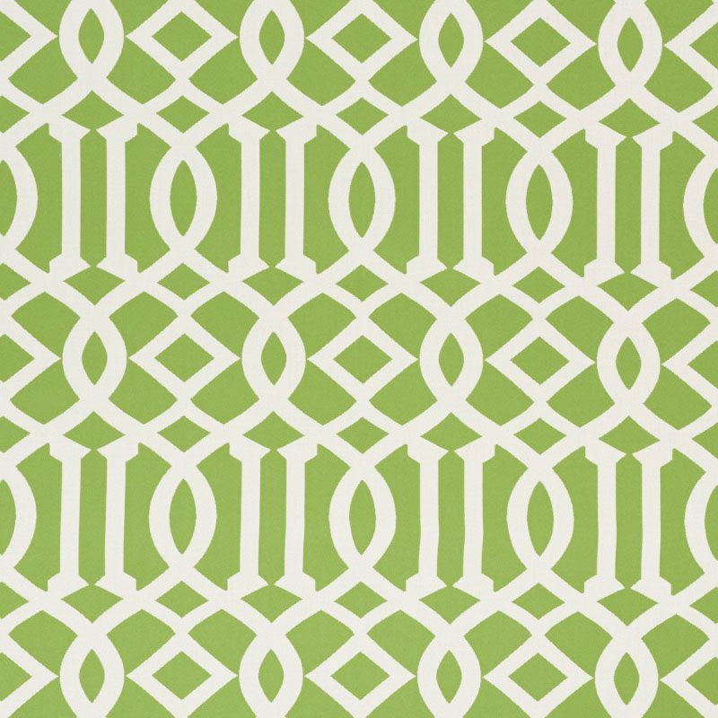 Schumacher Imperial Trellis Leaf 73160 Indoor / Outdoor Prints and Wovens Collection Upholstery Fabric