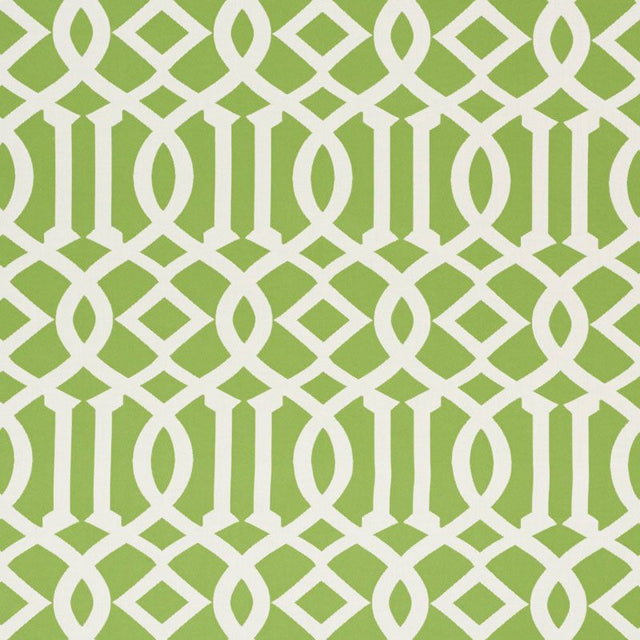 Schumacher Imperial Trellis Leaf 73160 Indoor / Outdoor Prints and Wovens Collection Upholstery Fabric