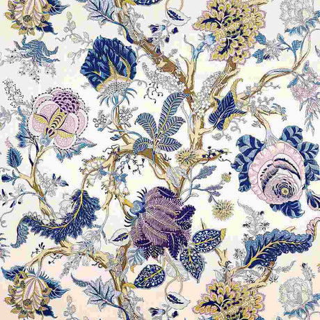 Schumacher Indian Arbre Hyacinth 175781 Schumacher Classics Collection Indoor Upholstery Fabric