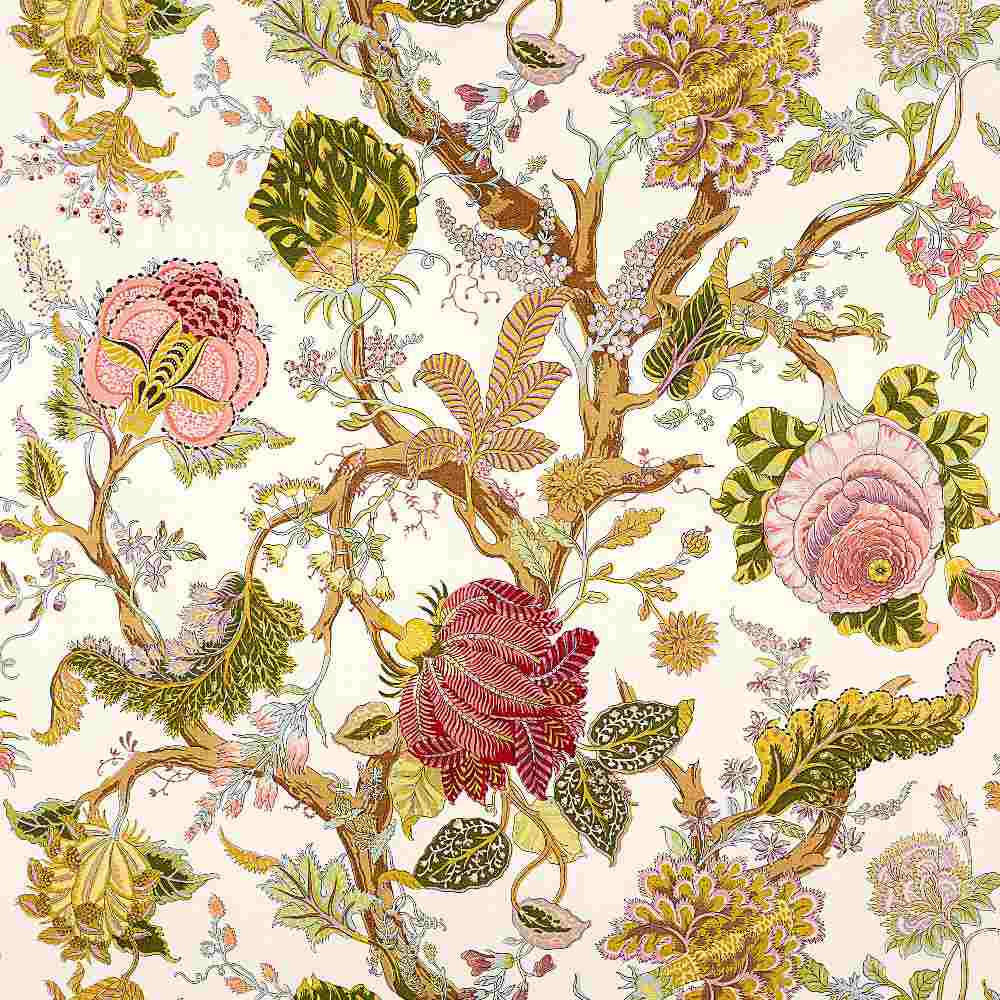Schumacher Indian Arbre Spring 175782 Schumacher Classics Collection Indoor Upholstery Fabric
