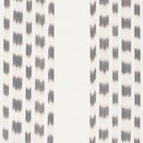 Schumacher Izmir Stripe Grey 69473 Ikat Collection Indoor Upholstery Fabric