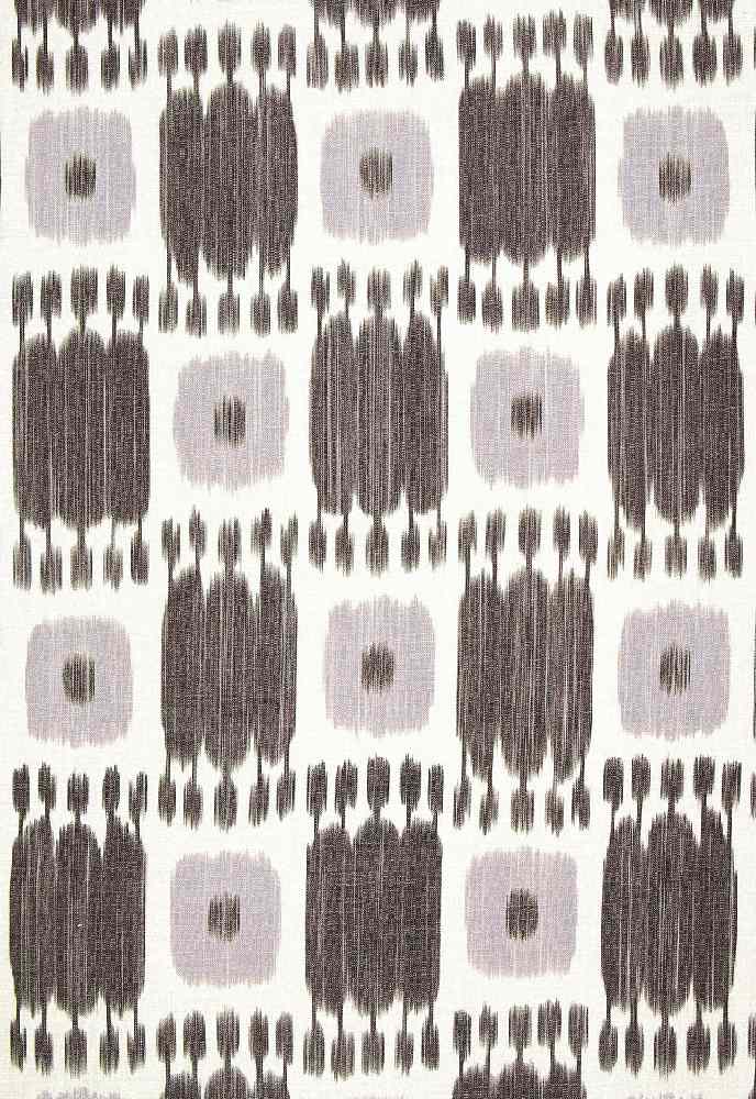 Schumacher Kandira Ash 174400 Ikat Collection Indoor Upholstery Fabric