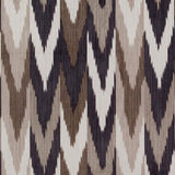 Schumacher Kashgar Ikat Carbon and Teak 176101 Ikat Collection Indoor Upholstery Fabric