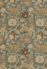 Schumacher Khotan Weave Mineral 62681 Schumacher Classics Collection Indoor Upholstery Fabric