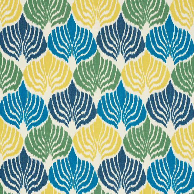 Schumacher Kimono Ikat Coastal 72591 Ikat Collection Indoor Upholstery Fabric