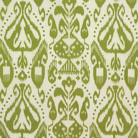 Schumacher Kiva Embroidered Ikat Grass 69483 Ikat Collection Indoor Upholstery Fabric