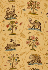 Schumacher La Menagerie Marigold 172761 Schumacher Classics Collection Indoor Upholstery Fabric