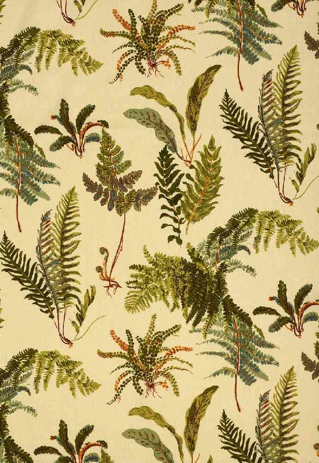 Schumacher Les Fougeres Antique 174092 Schumacher Classics Collection Indoor Upholstery Fabric