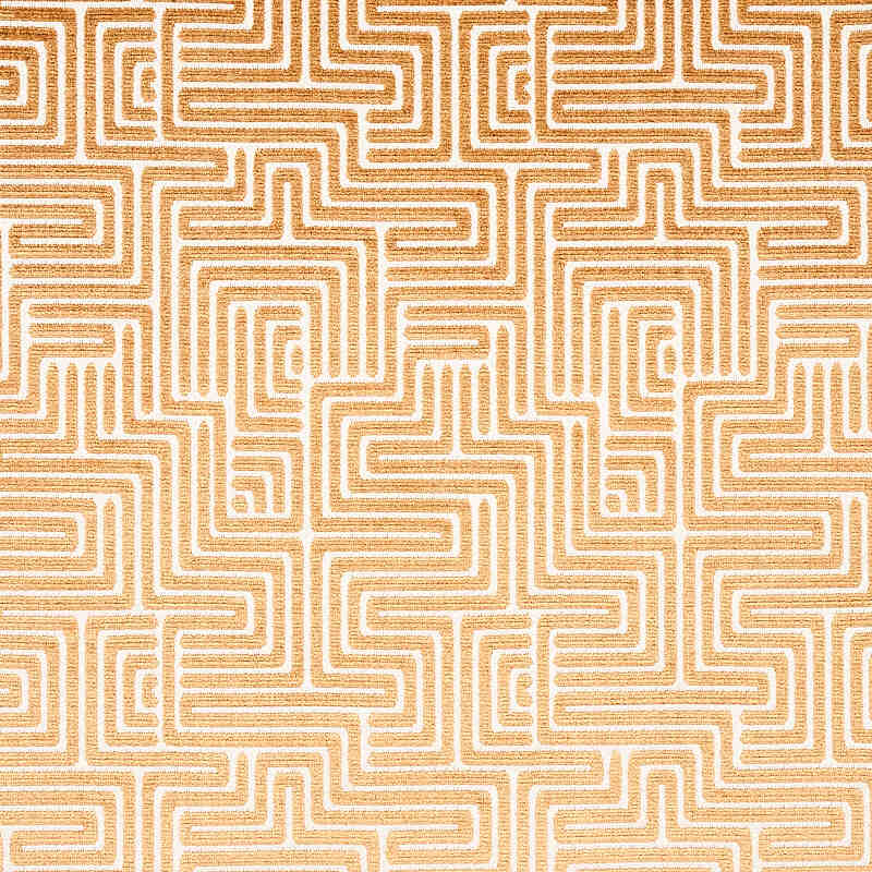 Schumacher Lisboa Velvet Gold 72955 Cut and Patterned Velvets Collection Indoor Upholstery Fabric