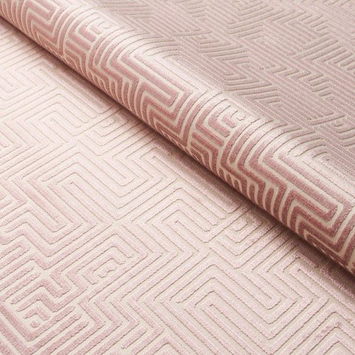Schumacher Lisboa Velvet Mauve 72956 Cut and Patterned Velvets Collection Indoor Upholstery Fabric