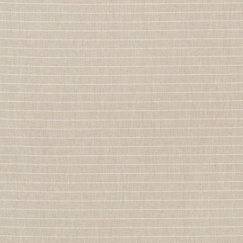 Schumacher Manning Stripe White / Natural 71812 Indoor / Outdoor Prints and Wovens Collection Upholstery Fabric