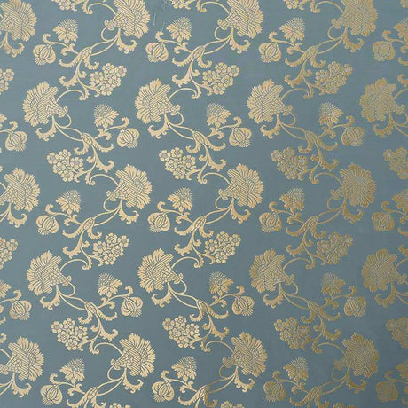 Schumacher Margaux Ciel Shimmer 71842 Schumacher Classics Collection Indoor Upholstery Fabric