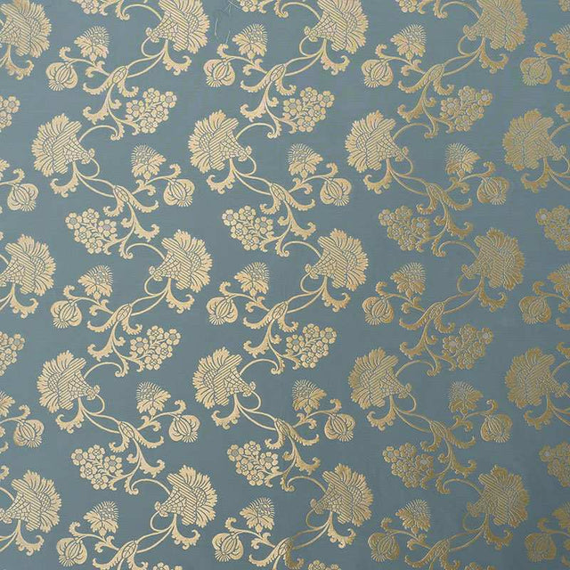 Schumacher Margaux Ciel Shimmer 71842 Schumacher Classics Collection Indoor Upholstery Fabric