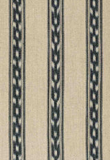 Schumacher Mojave Ikat Stripe Ebony 67510 Ikat Collection Indoor Upholstery Fabric