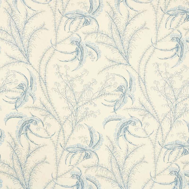 Schumacher Ocean Toile Delft 176990 Schumacher Classics Collection Indoor Upholstery Fabric