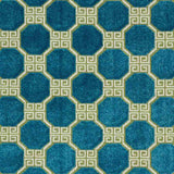 Schumacher Octavia Velvet Peacock 72794 Cut and Patterned Velvets Collection Indoor Upholstery Fabric
